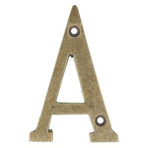 Letter groot A, brons antiek, Huis en Inrichting, Woonaccessoires | Overige, Nieuw, Ophalen of Verzenden