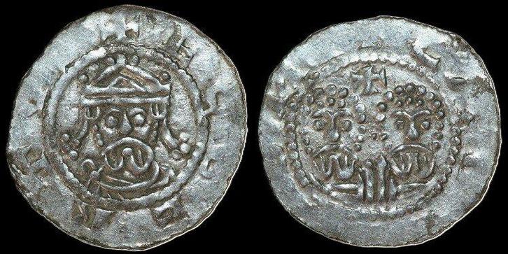 Friesland Graafschap egbert Ii 1068-1090 Ar Denar 19mm, 0..., Postzegels en Munten, Munten | Europa | Niet-Euromunten, Verzenden