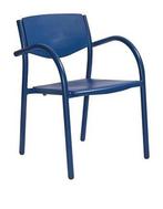 terrasstoel blauw (8 stuks), Verzenden, Nieuw in verpakking