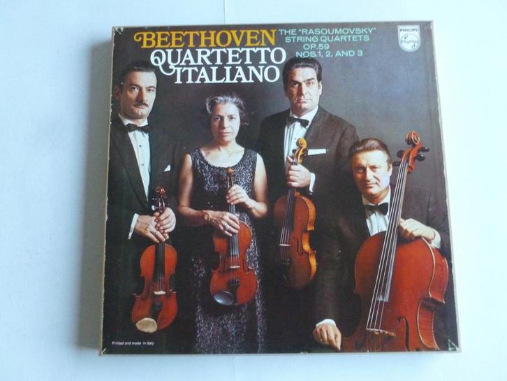 Beethoven - The Rasoumovsky / Quartetto Italiano (3 LP), Cd's en Dvd's, Vinyl | Klassiek, Zo goed als nieuw, Verzenden