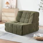 Fauteuil Koskyvn 75x90x100 cm groen [en.casa], Huis en Inrichting, Fauteuils, Verzenden, Nieuw