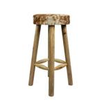barkruk koe bruin/wit 75cm, Huis en Inrichting, Woonaccessoires | Overige, Verzenden, Nieuw