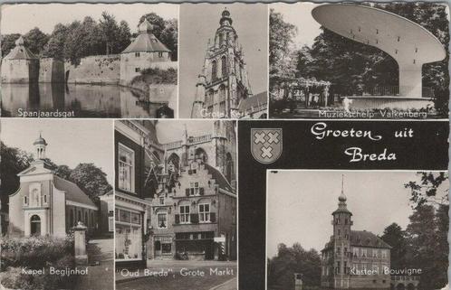 BREDA - Meerluik Groeten uit Breda, Verzamelen, Ansichtkaarten | Nederland, Verzenden