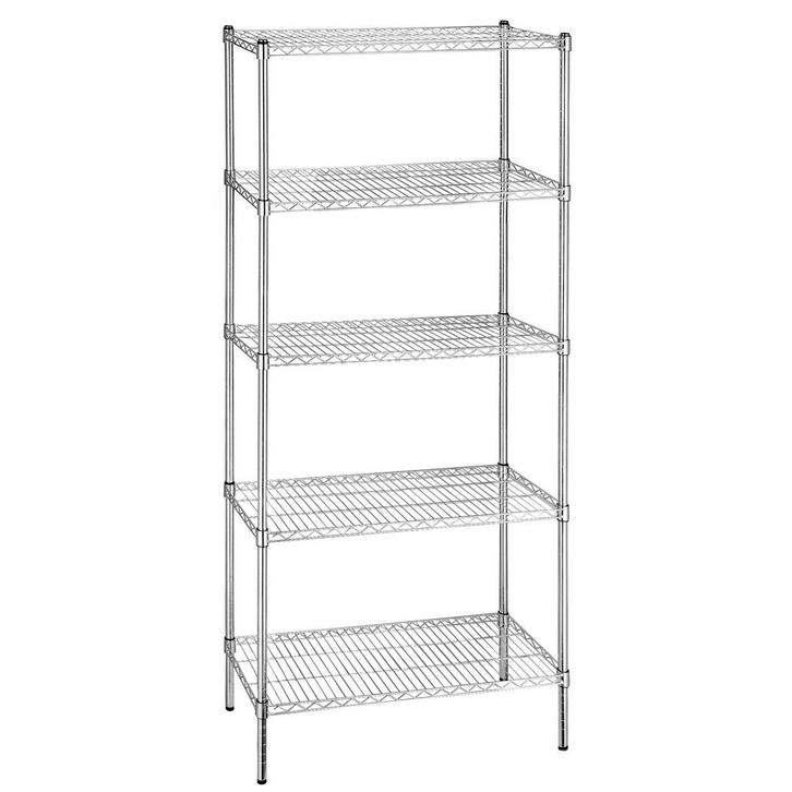 GGM Gastro | Stalen rek - 900x450mm - 5 planken - Chroom |, Zakelijke goederen, Horeca | Overige, Verzenden