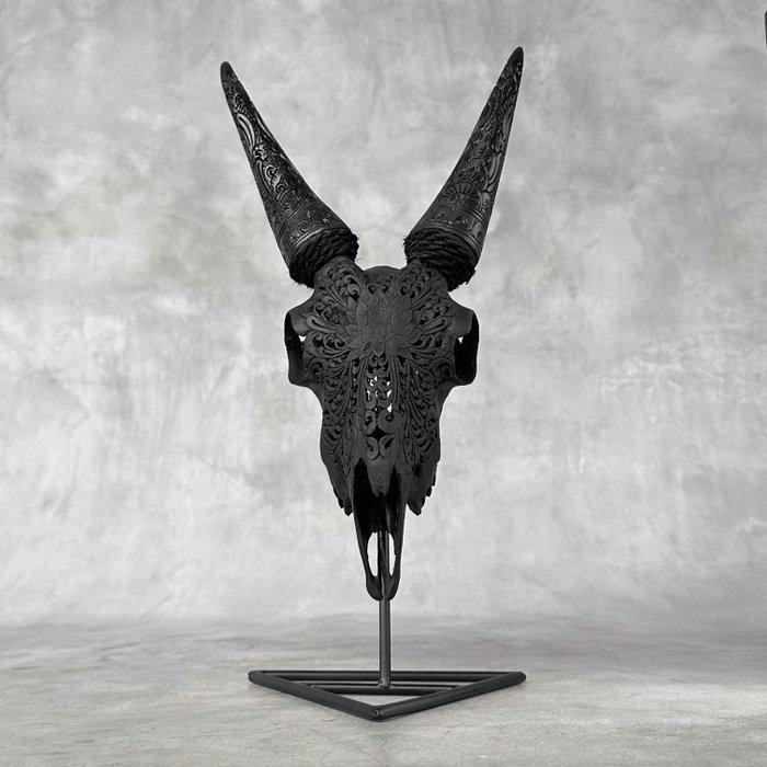 Geen reserveprijs - Prachtige zwarte gegraveerde, Antiek en Kunst, Curiosa en Brocante