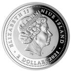 Niue. 2 Dollars 2021 Griffin, (.999) Proof (Zonder, Postzegels en Munten