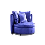 Fauteuil Lellens - fauteuils - Blauw, Huis en Inrichting, Stoelen, Nieuw, Blauw, Stof