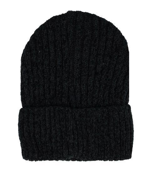 Beanie Muts Knitted Velvet Zwart, Sieraden, Tassen en Uiterlijk, Uiterlijk | Haarverzorging, Verzenden