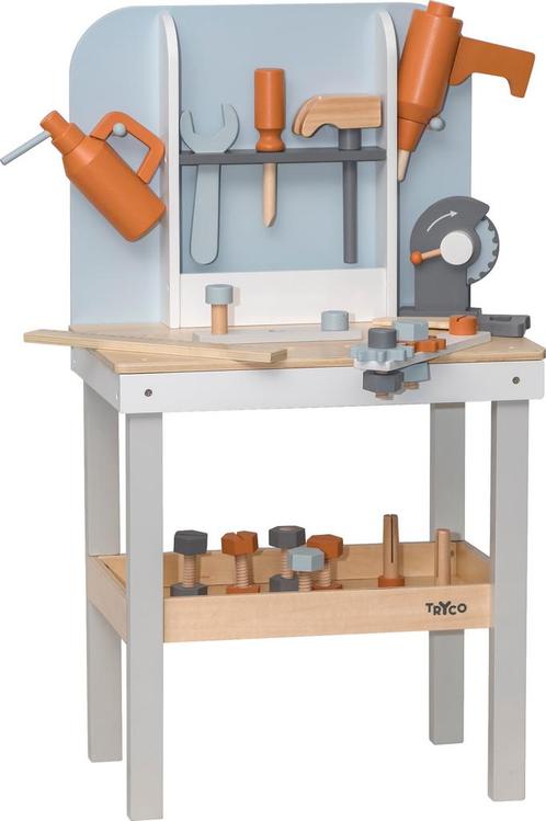 Tryco Houten Werkbank TR-303009, Kinderen en Baby's, Speelgoed | Houten speelgoed, Nieuw, Verzenden