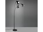 LUMINA 417000332 - Vloerlamp - 3 glazen kappen - Matzwart, Huis en Inrichting, Lampen | Vloerlampen, Verzenden, Zo goed als nieuw