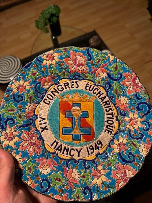 Longwy - Bord - Aardewerk, Antiek en Kunst, Antiek | Glas en Kristal