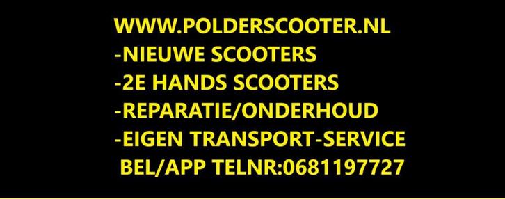 Scooter dronten kopen /scooter reparatie+ onderhoud  dronten, Fietsen en Brommers, Overige Fietsen en Brommers, Nieuw, Ophalen