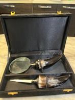 Bureau - Roestvrij staal - Elegante schrijfwarenetui, Antiek en Kunst