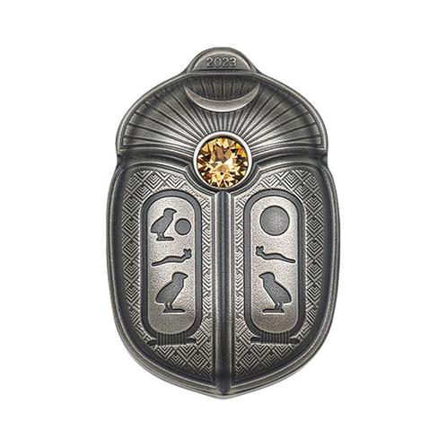 Zilveren munt Scarabee - Cheops 2023 1 troy ounce, Postzegels en Munten, Edelmetalen en Baren, Verzenden