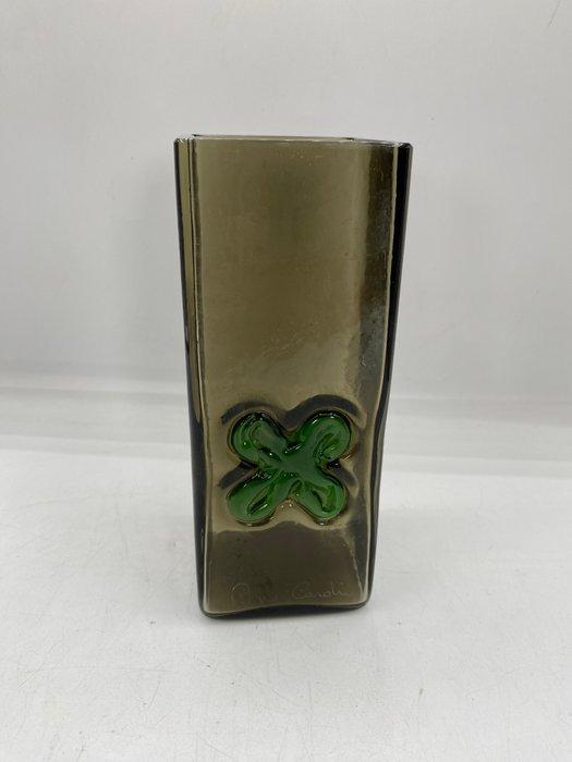 Pierre Cardin per Venini, vaso Murano, 1970 ca - Bloempot -, Antiek en Kunst, Antiek | Glas en Kristal