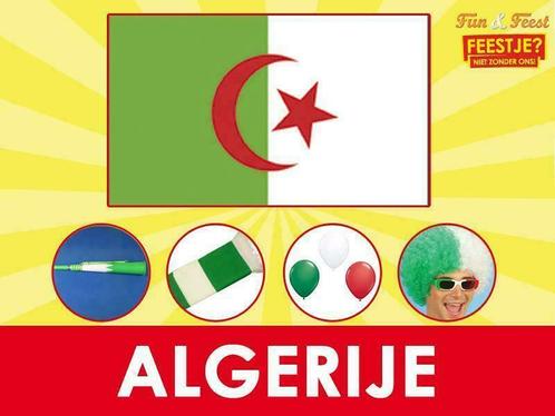 Mega aanbod Algerijnse vlaggen - vlag Algerije, Diversen, Vlaggen en Wimpels, Nieuw, Ophalen of Verzenden