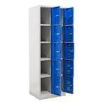 Gebruikte Lockerkasten 10 deuren (cilindersluiting), Huis en Inrichting, Kasten | Lockerkasten, Ophalen of Verzenden, Gebruikt