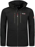 Geographical Norway Softshell Heren Jas Timmex Afneembare, Verzenden, Nieuw, Zwart