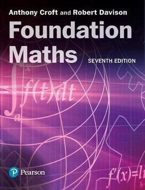 Foundation Maths 9781292289687, Boeken, Studieboeken en Cursussen, Zo goed als nieuw, Verzenden
