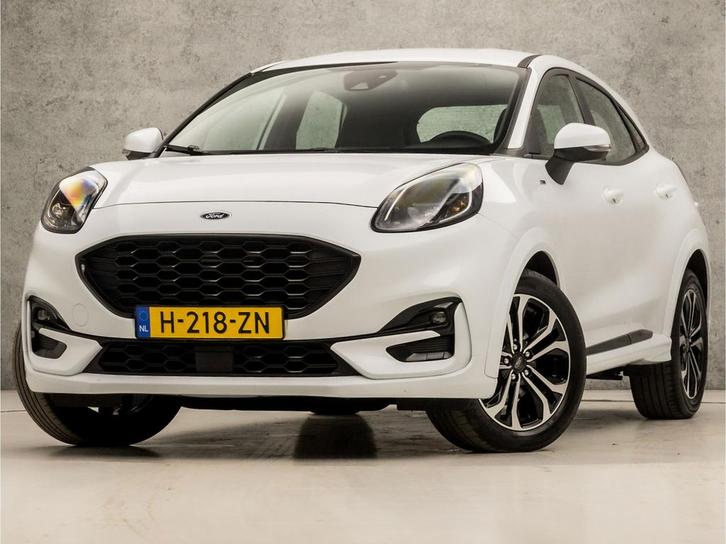 Zakelijke Lease |  Ford Puma 1.0 EcoBoost Hybrid ST-Line Spo, Auto's, Ford, Onderhoudsboekje, Lease, Zwart, Handgeschakeld, SUV of Terreinwagen