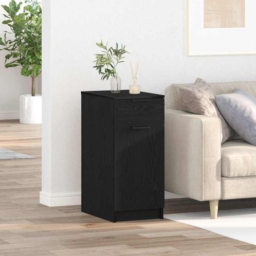 vidaXL Bureaukast Zwart eiken 33 x 50 x 75 cm Bewerkt hout, Huis en Inrichting, Kasten | Overige, Nieuw, Verzenden