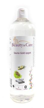 Beauty & Care Sauna Gold opgietmiddel 500 ml.  new, Nieuw, Toebehoren, Ophalen of Verzenden, Fins of Traditioneel