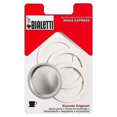 Bialetti Moka Filterplaatje + Ringen 6 kops (percolator), Witgoed en Apparatuur, Koffiezetapparaten, 4 tot 10 kopjes, Nieuw, Koffiebonen