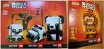 Lego - 40466 BrickHeadz Chinese New Year Pandas & 40381, Nieuw