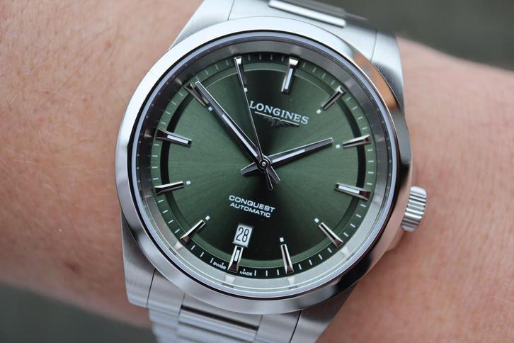 Horloge Longines Conquest 41MM 08/2024 Full set, Sieraden, Tassen en Uiterlijk, Horloges | Heren, Staal, Zo goed als nieuw, Staal