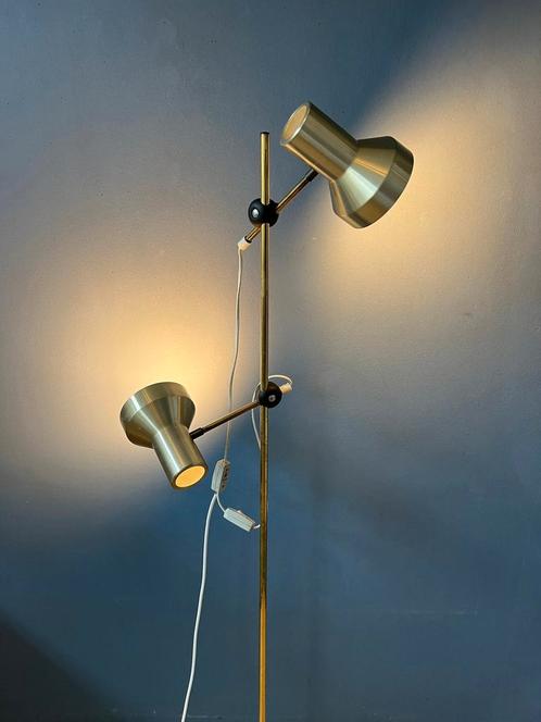 Mid Century Floor Lamp with Aluminium Spots / Space Age Stan, Huis en Inrichting, Lampen | Vloerlampen, Nieuw, Ophalen of Verzenden