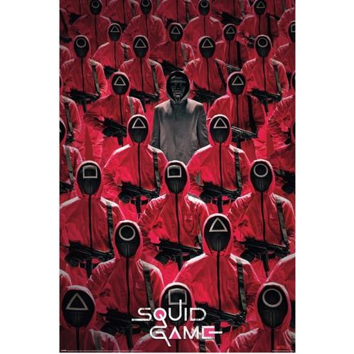 Poster Squid Game Crowd 61x91,5cm, Verzamelen, Posters, Nieuw, A1 t/m A3, Verzenden