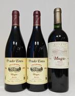 1996 Bodegas Muga, Prado Enea x2 & 2000 Muga Seleccion, Verzamelen, Wijnen, Nieuw