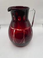 Karaf - Kristal - Robijnrood kristallen karaf