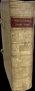 Iosephus Langius - Polyanthea in Duos Divisa - 1659, Antiek en Kunst, Antiek | Boeken en Bijbels