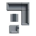 Loungeset / Tuinset - Sorano - Antraciet, Verzenden, Nieuw