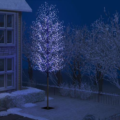 vidaXL Kerstboom 2000 LEDs blauw licht kersenbloesem 500 cm, Diversen, Kerst, Nieuw, Verzenden
