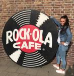 Rock-Ola Cafe Zwaar Metalen Bord - XXL, Verzamelen, Gebruikt, Ophalen