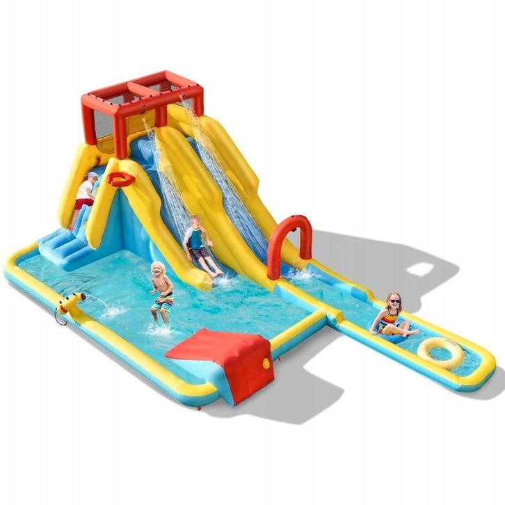 Tweedekans | Springkussen Waterpark speeltuin 622x335x225, Kinderen en Baby's, Speelgoed | Overig, Zo goed als nieuw, Ophalen of Verzenden