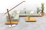 Suns Aspen loungeset - Soft green - Enkele loungetafel, Tuin en Terras, Verzenden, Nieuw, Hout, Loungeset