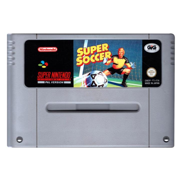 SNES Super Soccer (Losse Cassette), Spelcomputers en Games, Spelcomputers | Nintendo Super NES, Zo goed als nieuw, Verzenden