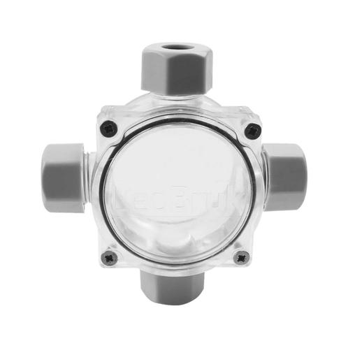 Waterdichte kabeldoos - 4 voudig - IP68 - Transparant, Doe-het-zelf en Verbouw, Elektra en Kabels, Overige typen, Nieuw, Ophalen of Verzenden