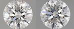 Zonder Minimumprijs - 2 pcs Diamant (Natuurlijk) - 1.04 ct -, Sieraden, Tassen en Uiterlijk, Edelstenen, Nieuw