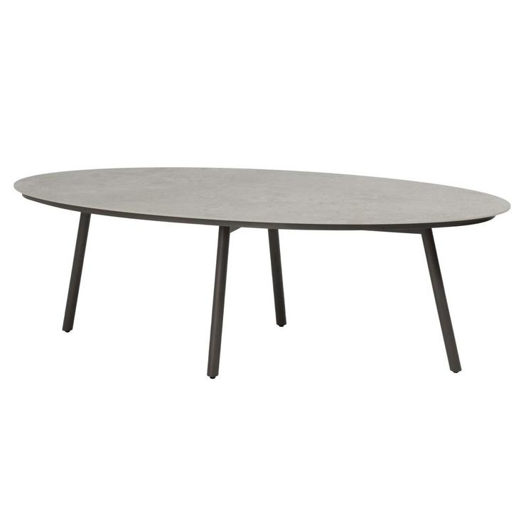 Salute low dining tafel ovaal 220x105xH69 cm keramiek terre, Tuin en Terras, Tuintafels, Nieuw, Ophalen of Verzenden