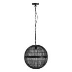 Hanglamp HERMI II 40.0 cm 1-lichts Zwart, Huis en Inrichting, Lampen | Hanglampen, Ophalen of Verzenden, Nieuw, Metaal, Minder dan 50 cm