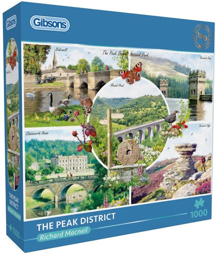 Richard MacNeil - The Peak District Puzzel (1000 stukjes) |, Hobby en Vrije tijd, Denksport en Puzzels, Nieuw, Verzenden