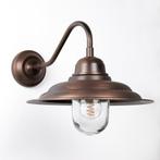 Muurlamp Derby Antiek donker messing Buitenverlichting, Verzenden, Nieuw