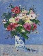Jean Pierre Dubord (né en 1949) - Vase de fleurs, Antiek en Kunst, Kunst | Schilderijen | Klassiek