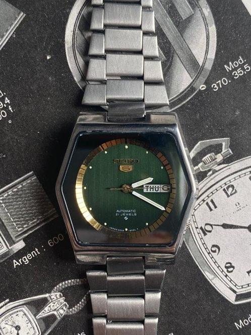 Seiko - Seiko 5 Automatic Day-Date - Zonder Minimumprijs -, Sieraden, Tassen en Uiterlijk, Horloges | Antiek