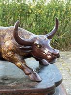 Stier 53 cm / 9 kg - Brons - China - Eind 20e eeuw, Antiek en Kunst