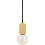 EGLO Pozueta 1 Hanglamp - E27 - Ø 6,5 cm - Zwart/Bruin -, Ophalen of Verzenden, Zo goed als nieuw